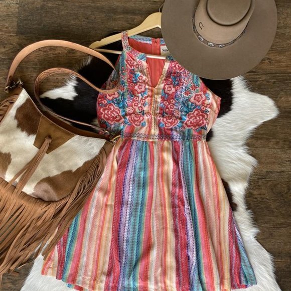 Savannah Jane Embroidery Saddle Dress - Picture 4 of 7